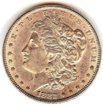 Uncirculated 1882 Philadelphia Mint Silver Morgan Dollar - $71.25