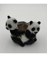 PANDA BEAR Figurines Votive Candle Holder &quot;Natures Wild&quot; NATIONAL WILDLIFE - $470.75 MXN