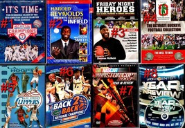 SPORT DVD BASEBALL FOOTBALL BASKETBALL NASCAR RANGER BUCKEYE CLIPPER - $92.01 MXN