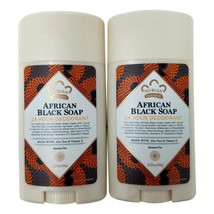 Nubian Heritage 24 Hour All Natural Deodorant African Black Soap With African Bl - £29.25 GBP