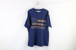 Vtg 90s American Eagle Outfitters Mens Large Faded Spell Out Flag T-Shirt USA - £31.71 GBP