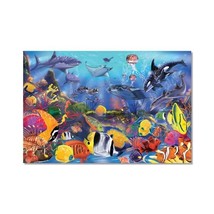 Melissa &amp; Doug Underwater Floor 48 Pc Jigsaw Puzzle  - £27.14 GBP