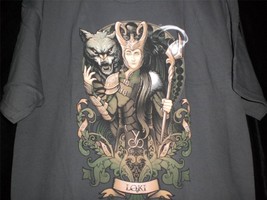 TeeFury Thor XLRGE &quot;Sons of Mischief&quot; Shirt Tom Middleston Loki Tribute CHARCOAL - £11.70 GBP