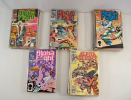 Alpha Flight #1-124 LOT Incomplete Run Annual Special #1 Marvel Comics VF to NM- - £154.53 GBP