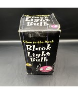 Halloween Black Light Bulb Glow In The Dark 2000 Vintage Tested Works - $7.70