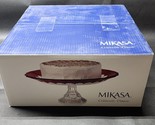 Mikasa CRIMSON DAWN 14½&quot; Pedestal Cake Plate Serving Platter - BRAND NEW... - $36.92