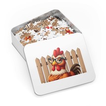 Jigsaw Puzzle in Tin, Chicken, Personalised/Non-Personalised, awd-366 (30, 110,  - £27.26 GBP+