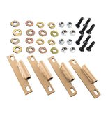 Mounting Hinge Half/Female Door Hangers Plug Hardware - Set of 4 - Tan, ... - $95.01 CAD