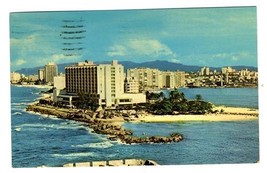San Jeronimo Hilton Postcard San Juan Puerto Rico 1972 - £7.91 GBP