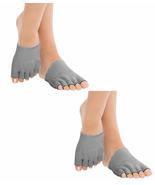 MojaSports Gel lined Open Toe Compression Socks (2 Pair) Moisturizing Dr... - £35.08 GBP