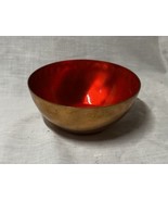 Cu-Pal X Copper Bowl with Glossy Red Inside Finish ~4 9/16&quot; in Diameter - $8.00