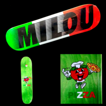 Vincent Milou Speedy Pizza Pro Debut Model Skateboard 8.0&quot; Deck *New in ... - $93.49