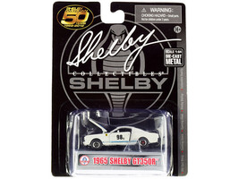 1965 Ford Mustang Shelby GT350R #98B &quot;Terlingua Racing Team&quot; White with Blue ... - £14.18 GBP