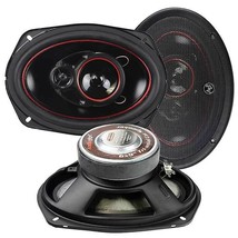 Audiopipe Redline Speaker 6X9&quot; 3-WAY (Pair) 400 Watt Pp Cone - £79.46 GBP