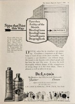 1920 Print Ad Dr. Lyon&#39;s Dentifrice Powder &amp; Cream Dentist&#39;s Office New York,NY - £16.58 GBP