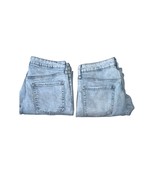 2 Pair Old Navy OG Straight Leg Jeans Womens Size 10 Light Wash High Ris... - €22,30 EUR