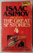 Isaac Asimov Presents the Great Sf Stories 4 1942 DAW 405 Paperback  - £11.83 GBP