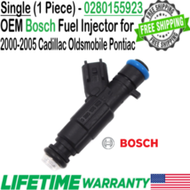 Genuine Bosch 1Pc Fuel Injector for 2000, 2001, 2002 Cadillac Eldorado 4.6L V8 - £38.81 GBP