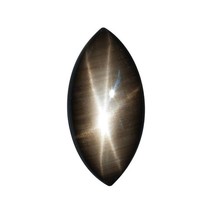 Natural Black Star Sapphire Marquise Shape AA Quality Calibrated Cabochon Availa - £12.97 GBP