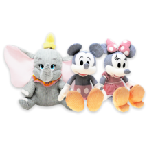 Disney Parks 15&quot; Seersucker Plush Toy Stuffed Animal Mickey Minnie Dumbo NEW - £17.97 GBP