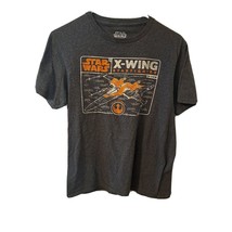 Star Wars X-wing Starfighter T-Shirt Medium Retro - $5.42