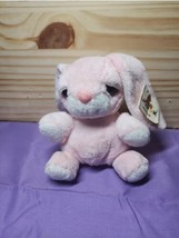 5" Baby Plumpee Bunny pink Rabbit Plush Tag Easter Basket Item Unipak 2017 - $5.81