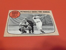 1968 Topps #156 Petrocelli 2 H Rs Game 6 Baseball Nm / Mint+ Or Better - £23.10 GBP