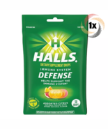 1x Bag HALLS Immune System Defense Citrus Flavor Cough Drops | 30 Drops ... - €9,33 EUR
