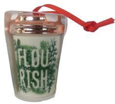 Starbucks 2017 Green Flourish Holiday Christmas Tree Ornament  - $12.95