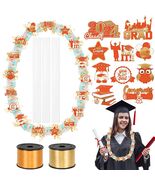 60 Set Orange Gold Candy Lei Tubing 2 Inch Graduation Kit Clear Poly 2024 - $89.95 MXN