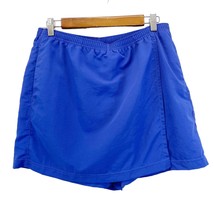 L.L. Bean Womens 10 Swim Shorts Skort Skirt Skirtini Bikini Bright Blue ... - £15.40 GBP