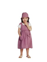 Simplicity Sewing Pattern 5022 Dress Jumper Pockets Hat Girls Size 3-8 - $8.06