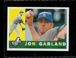 2009 Topps Heritage Baseball Trading Card #608 Jon Garland Los Angeles Dodgers - £3.86 GBP
