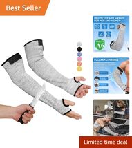 ANSI A6 Cut Resistant Arm Sleeves for Ultimate Protection in Gardening &amp;... - $17.77