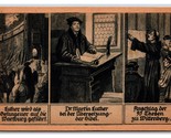 Scene Dal Vita Di Martin Luther E Protestante Riforma DB Cartolina I20 - £14.45 GBP