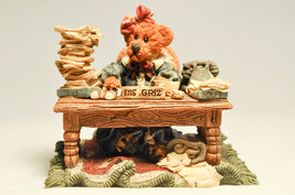 Boyds Bears & Friends Ms. Griz..Monday Morning  02276  Bearstone Collection - $20.50