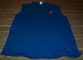 Philadelphia Phillies Game Promo Mlb Baseball Sleeveless Jersey T-Shirt Xl New - $19.80