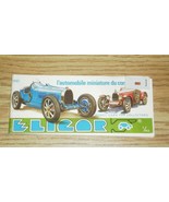 OLDER ELICOR 1982 1/43 SCALE MINIATURE MODEL CAR CATALOG- NEW- L182 - £2.81 GBP