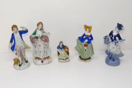 Made In Occupied Japan Colonial Victorian Porcelain Figurines - £23.97 GBP