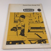 Sears Craftsman Plywood Home Storage Plans 1964 - £23.64 GBP