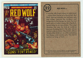 Red Wolf #1 Card 1984 Marvel First Issue Covers ~ Gil Kane Art / Western Comics - $7.91