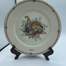 Lenox America&#39;s Bounty  2nd Annual Thanksgiving Plate 1995 Limited Edition - £14.01 GBP