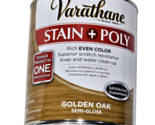 Varathane Stain Poly One Application Even Color Golden Oak Semi Gloss Qu... - $25.99