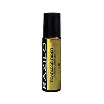 Razilo Fearless Rider Pure Parfum for Men; 10 mL Amber Glass Roller Bottle. - £9.56 GBP