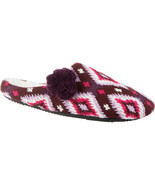 Isotoner Slippers Hoodback Scuff Womens Size Large 8-9 Emma Memory Foam ... - $11.86