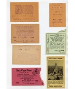 7 Colorado Springs Souvenir Tickets 1949 Seven Falls Cheyenne Mt Pikes P... - £21.65 GBP
