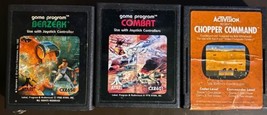 Lot of 3 Atari 2600 Games Chopper Command Berserk Combat - £4.42 GBP