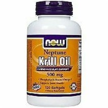 NOW Foods Neptune Krill Oil 500mg, 120 Softgels, Sold By HERO24HOUR Than... - £37.40 GBP