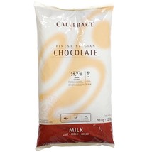 Belgian Milk Chocolate Baking Callets (Chips) - 31.7% - 22 lbs - £231.52 GBP