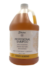 Divina Honey Almond Shampoo Restores Keratin Vitamin Safflower Oil Gallon - £36.54 GBP